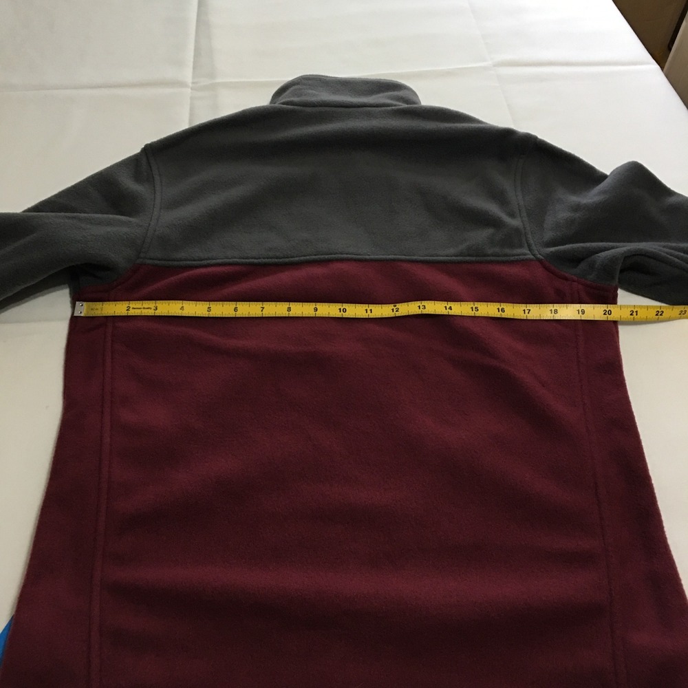 Columbia Steens Mountain Full Zip 2.0 Jacket Mens Small Maroon Gray NWT $65.00 - Picture 7 of 8